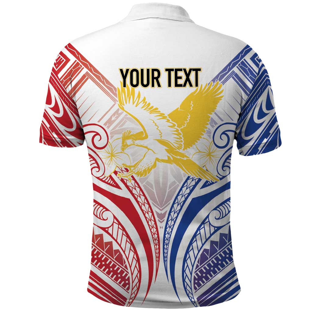Philippines Tribal Sun Personalized Polo Shirt Hunting Eagle LT7