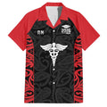 New Zealand Nurse RN 2026 Personalised Hawaiian Shirt Red Maori Pattern Cultural Pride LT9