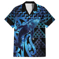 Humpback Whale Matariki New Zealand Hawaiian Shirt NZ Maori Paikea Poutama Luxury Blue LT14