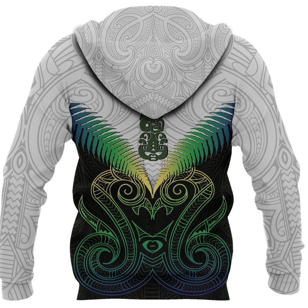 Maori Manaia New Zealand Hoodie Rasta