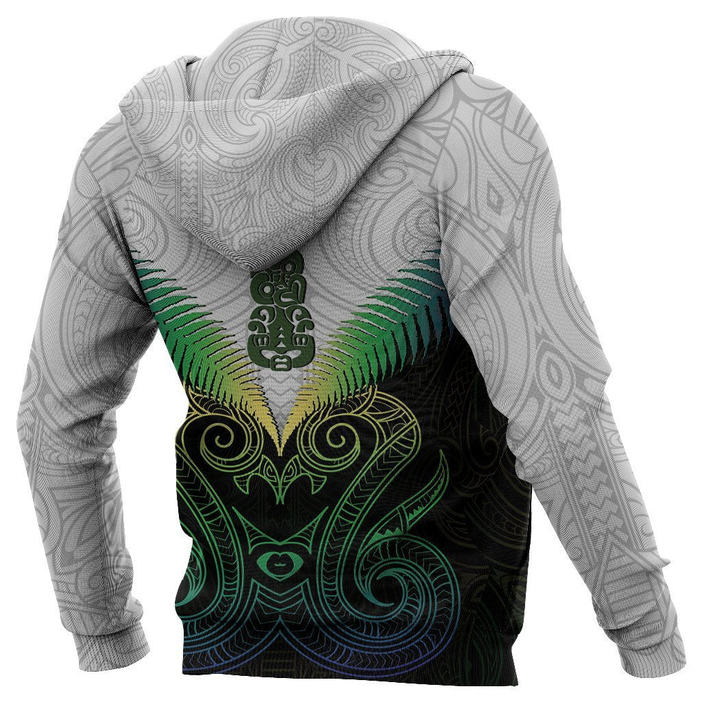 Maori Manaia New Zealand Hoodie Rasta