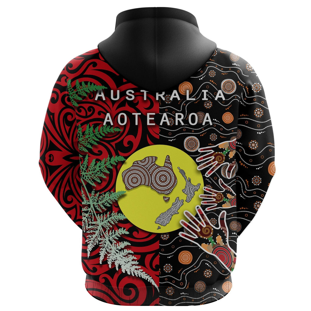 New Zealand Australia Hoodie Maori Aboriginal