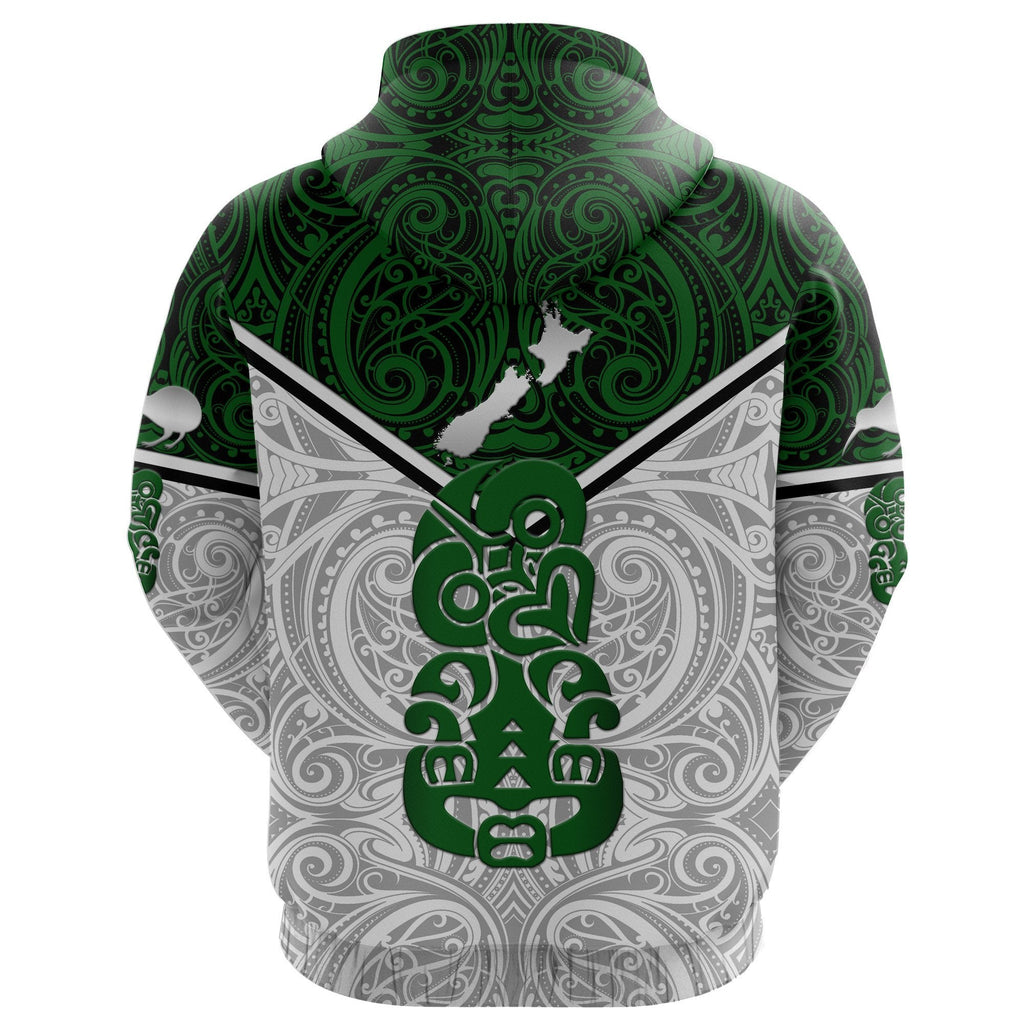 New Zealand Maori Rugby Hoodie Pride Version White