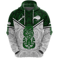 New Zealand Maori Rugby Hoodie Pride Version White