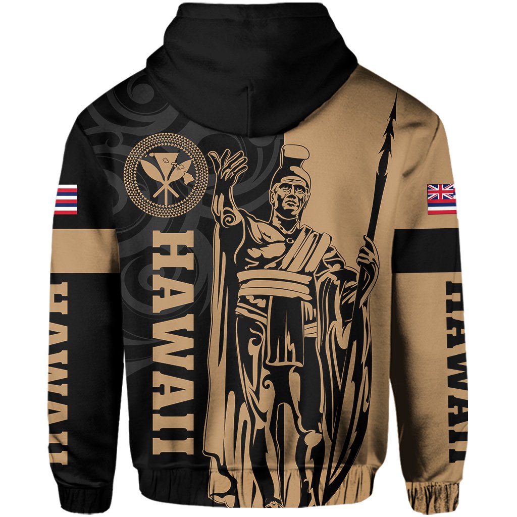 Hawaii King Polynesian Hoodie (Zip up) Lawla Style