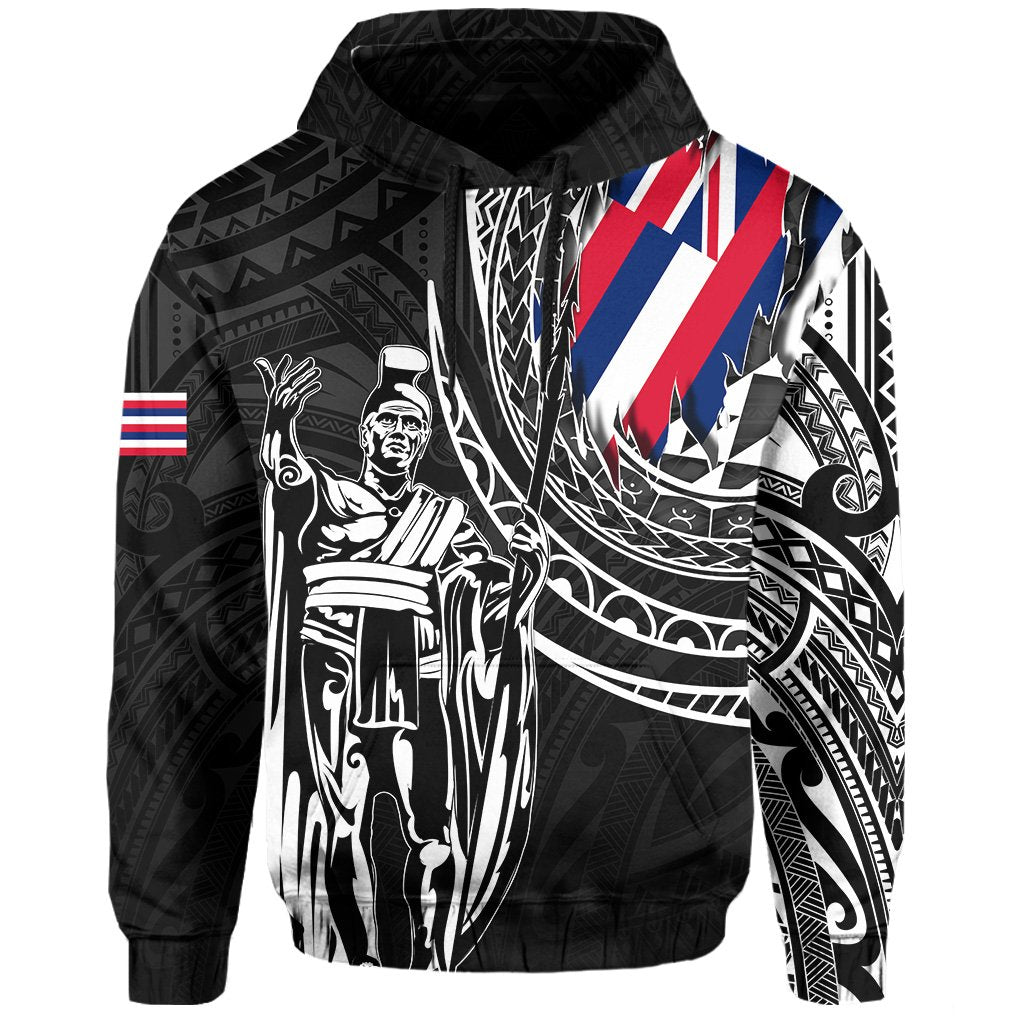 Hawaii King Flag Polynesian Hoodie Tity Style