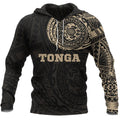 Tonga Hoodie Tonga Polynesian Tattoo Style