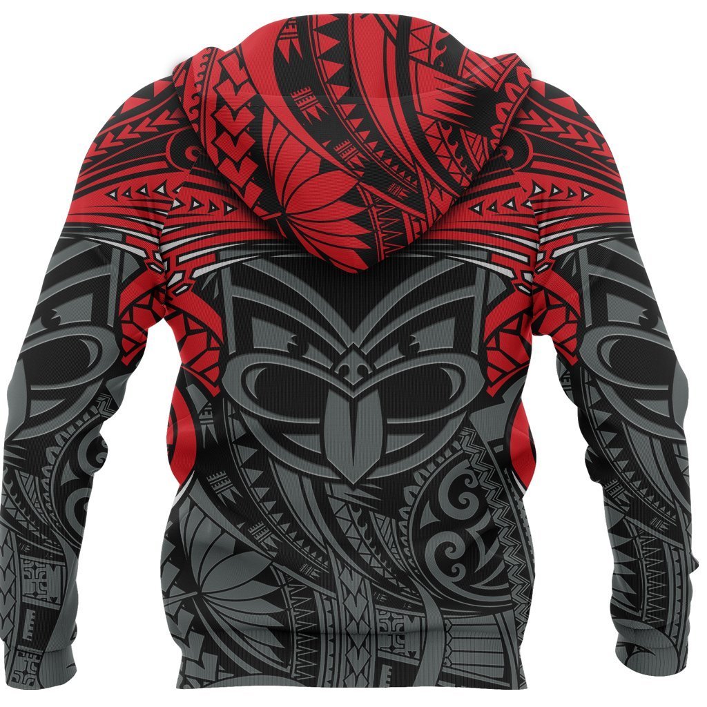 New Zealand Maori Zip Hoodie, Warriors Rugby Full Zip Hoodie