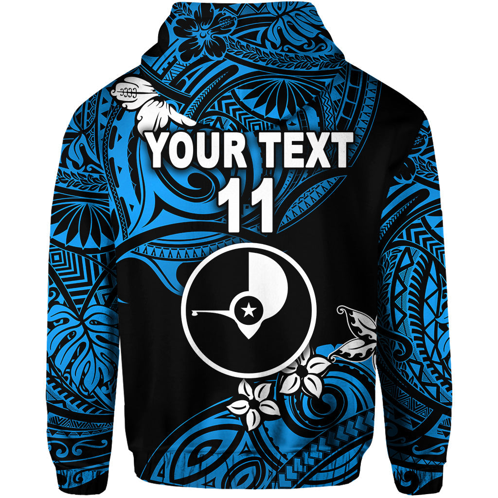 Custom FSM Yap Zip Hoodie Unique Vibes Blue LT8
