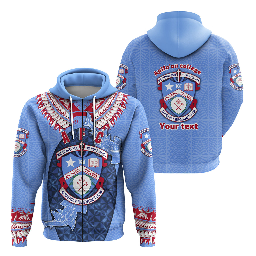 Custom Tonga Apifoou College Zip Hoodie Special Style LT16
