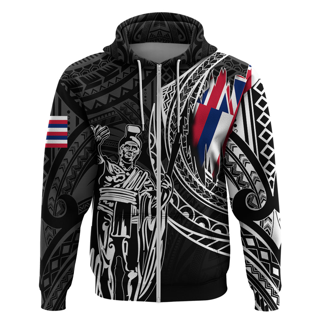 Hawaii King Flag Polynesian Hoodie Tity Style