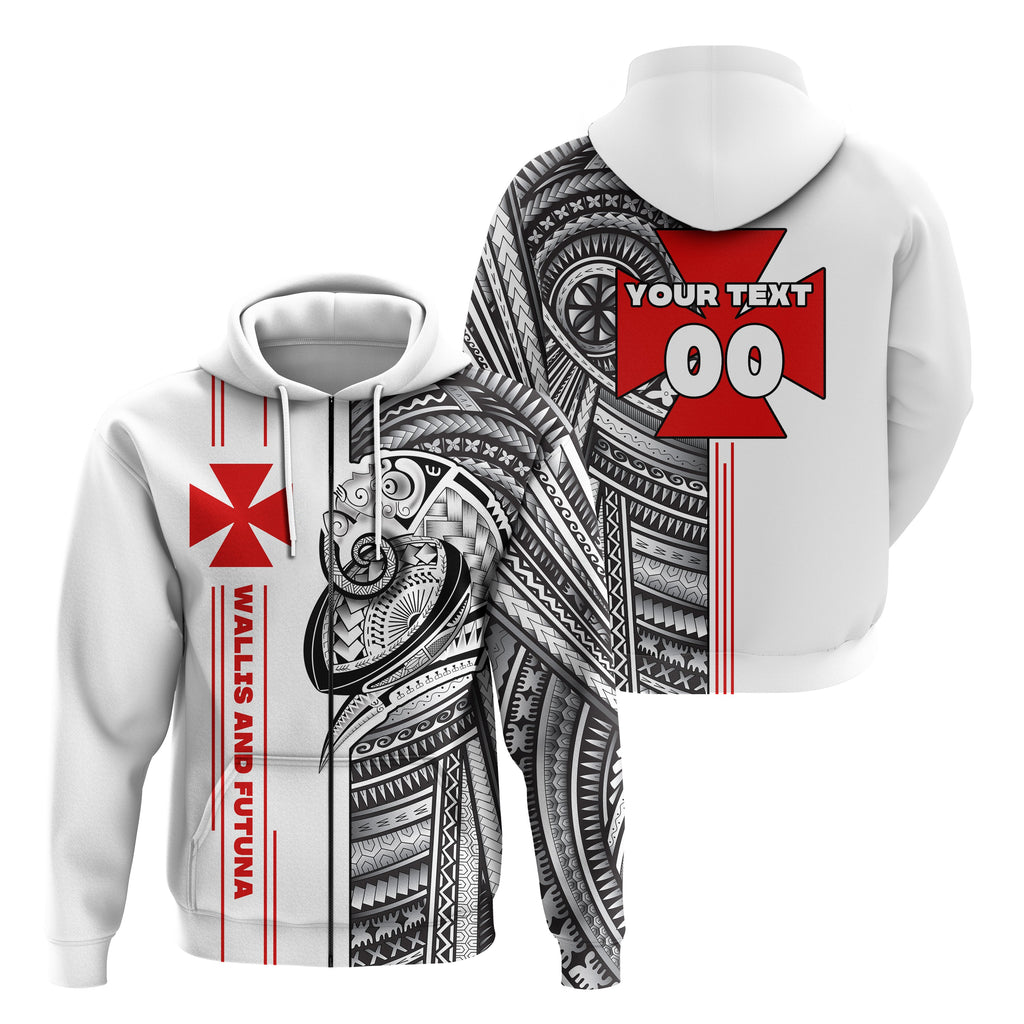 Custom Wallis and Futuna Zip Hoodie Polynesian Sport Style LT16