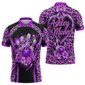 CUSTOMER REQUEST - Mann - 17/03/2026 - Zipper Polo Shirt Purple - LT03